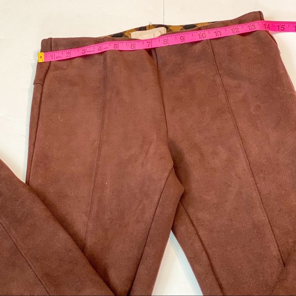 Anthropologie Faux-Suede Leggings with ankle zippers - size 27 - Picture 6 of 15